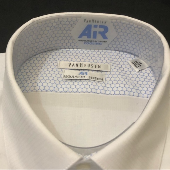 Van Heusen Dress Shirt NWT Regular Fit White - Picture 6 of 13